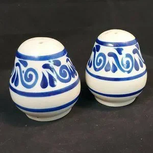 Sterling & Cobalt Blue Glass Salt Cellars From Zinziantiques On Ruby Lane